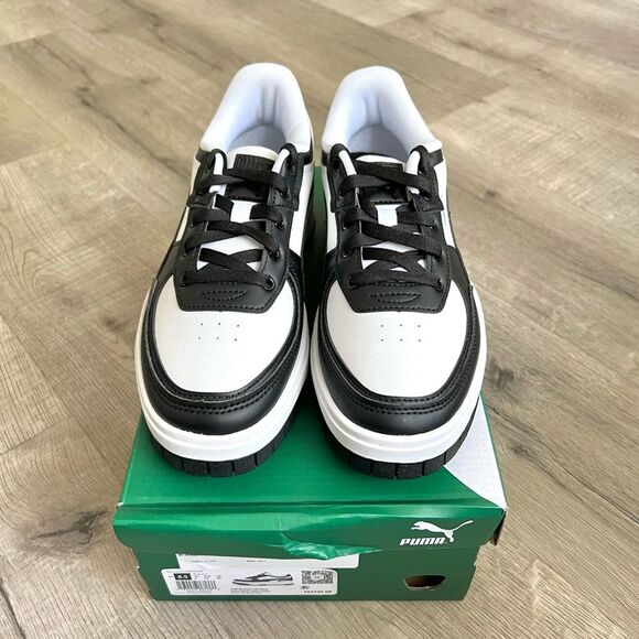 Puma Cali Dream Platform in Black and White size 8.5 women’s NEW! - Picture 4 of 11